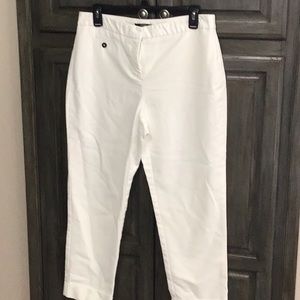Style &co. White stretch pants